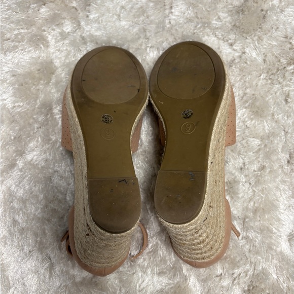 Women’s Tan Wedge Sandals - Picture 5 of 5